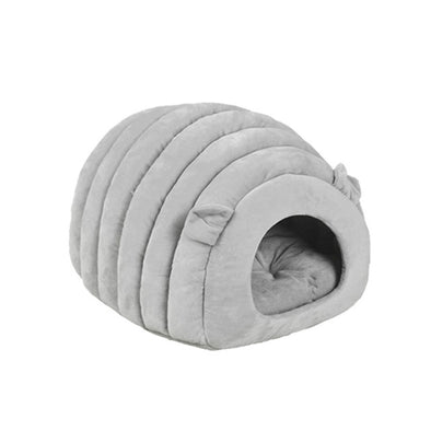 2019 Crystal Short Plush Cat Beds Winter Warm Pet  Small Dog Puppy Kennel House for Cats Sleeping Bag Nest Cave Bed Dropshipping