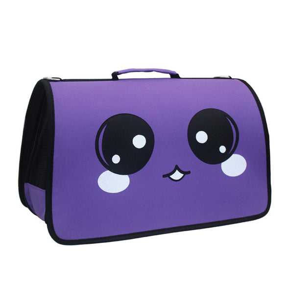 Pet Messenger Carrier Bags Cat Dog Shoulder Backpack Bag Outdoor Travel Cat Carrier Foldable Breathable Small Pet Handbag S/M/L