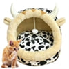 High Quality Pet House Cotton Plush Cat Cave House Pet Bed Pet Dog House Lovely Soft Suitable Pet Dog Cushion Cat Bed House