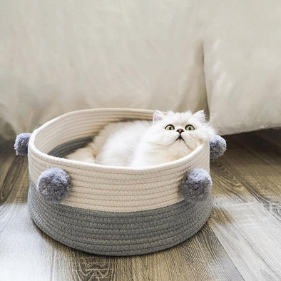 Nordic Pure Cotton Pet House Bed Creative Universal Breathable Cotton Pet Nest Pet Cave For Dog Cat Pet Supplies