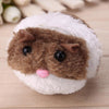 New 1PC cute cat toy plush fur toy shake movement mouse pet Kitten funny movement rat Little interactive bite toy