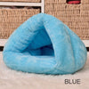 2 Size Puppy Pet Cat Dog Soft Warm Nest Kennel Bed Cave House Sleeping Bag Mat Pad Tent S L 5 Colors Pets Winter Warm Cozy Beds