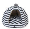 Super Warm Cat Cave  Winter Warm Kitten Puppy Sleeping Bed With Cushion Tent  Small Dogs Cat House Kennels Chihuahua Bed Pad