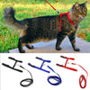 Cat Dog Collar Harness Leash Adjustable Nylon Pet Traction Cat Kitten Halter Collar gato Cats Products Pet Harness Belt