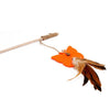 High Quality Pet Cat Toy Newly Design Bird Feather Plush Plastic Toy for Cats Cat Catcher Teaser Interactive Toy