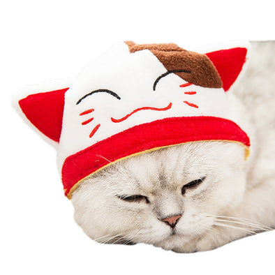 Warm Dog Hat Funny Fashion Cosplay Dog Cap Cat Hat Pet Costume Teddy Dog Cat Funny Headgear Jewelry For Party Decor